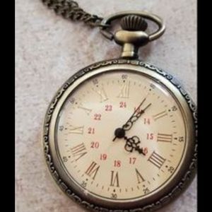 Beautiful Roman Numeral open face pocket watch